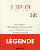 Couverture du livre « L'infini n147 » de  aux éditions Gallimard