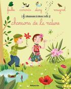 Couverture du livre « Chansons de la nature » de Nille Peggy aux éditions Lito