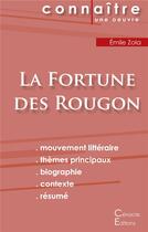 Couverture du livre « La fortune des Rougon, d'Emile Zola » de  aux éditions Editions Du Cenacle