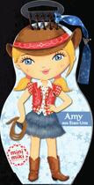 Couverture du livre « Amy aux Etats-Unis ; carnet créatif » de  aux éditions Play Bac