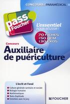 Couverture du livre « PASS'FOUCHER t.33 ; concours auxiliaire de puériculture » de Valerie Beal aux éditions Foucher