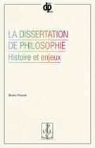 Couverture du livre « La dissertation de philosophie » de Bruno Poucet aux éditions Lambert-lucas