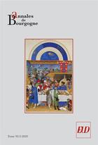 Couverture du livre « Annales de bourgogne vol. 92-2-2020 » de Dominique Le Page aux éditions Pu De Dijon