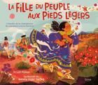 Couverture du livre « La fille du peuple aux pieds légers » de Natalia Rojas Castro aux éditions Kimane