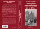 Couverture du livre « L'incroyable metamorphose de la chine » de  aux éditions L'harmattan