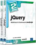 Couverture du livre « JQuery ; coffret ; maîtrisez le framework JavaScript » de Luc Van Lancker aux éditions Eni