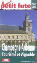 Couverture du livre « Champagne-ardenne (édition 2006-2007) » de Collectif Petit Fute aux éditions Le Petit Fute