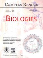 Couverture du livre « Comptes rendus academie des sciences, biologies, t.329, fascicule 12, dec 2006 : dynamique des signaux » de Guespin-Michel Janin aux éditions Elsevier