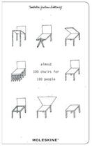 Couverture du livre « Almost 100 chairs for 100 people » de Lobkowicz aux éditions Moleskine