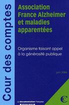 Couverture du livre « Association france alzheimer et maladies apparentees » de  aux éditions Documentation Francaise