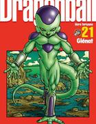 Couverture du livre « Dragon ball Tome 21 » de Akira Toriyama aux éditions Glenat Manga