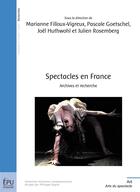 Couverture du livre « Spectacles en france » de  aux éditions Publibook