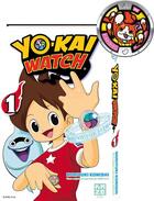 Couverture du livre « Yo-Kai Watch Tome 1 » de Noriyuki Konishi aux éditions Kaze