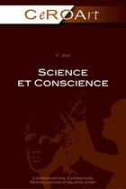 Couverture du livre « CEROART T.7 ; science et conscience » de Association Ceroart aux éditions Association Ceroart