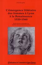 Couverture du livre « Emergence litteraire des femmes » de Clement/Incardo aux éditions Pu De Saint Etienne