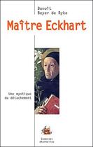 Couverture du livre « Maître Eckhart » de Benoit Beyer De Ryke aux éditions Medicis Entrelacs