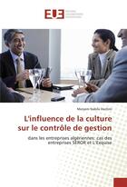 Couverture du livre « L'influence de la culture sur le controle de gestion » de Nabila Hachim Meryem aux éditions Editions Universitaires Europeennes