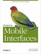 Couverture du livre « Designing mobile interfaces » de Eric Berkman et Steven Hoober aux éditions O Reilly