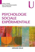 Couverture du livre « Psychologie sociale experimentale - 3e ed. np » de Willem Doise aux éditions Armand Colin