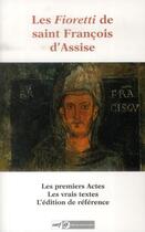 Couverture du livre « Fioretti » de St Francois Ass aux éditions Cerf