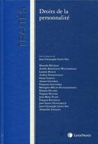 Couverture du livre « Droits de la personnalité » de Jean-Christophe Saint-Pau aux éditions Lexisnexis
