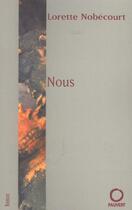 Couverture du livre « NOUS » de Lorette Nobecourt aux éditions Pauvert