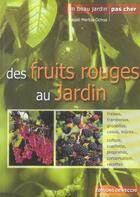 Couverture du livre « Des fruits rouges au jardin » de Magali Martija-Ochoa aux éditions De Vecchi