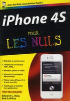 Couverture du livre « IPhone 5 pour les nuls » de Edward C. Baig aux éditions First