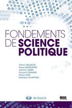 Couverture du livre « Fondements de science politique » de  aux éditions De Boeck Superieur