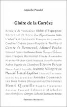 Couverture du livre « Gloire de la Corrèze » de Andoche Praudel aux éditions Manucius