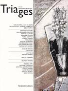 Couverture du livre « Triages revue n 25 (2013) » de  aux éditions Tarabuste