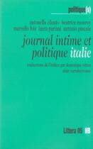 Couverture du livre « Journal intime et politique ; italie » de  aux éditions Hb Editions