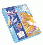 Couverture du livre « Disney princesses - habille tes princesses - coffret - feutres graffiti » de  aux éditions Disney Hachette