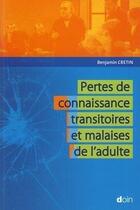 Couverture du livre « Pertes de connaissance transitoires et malaises de l'adulte » de Benjamin Cretin aux éditions Doin