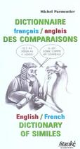 Couverture du livre « Dict fran ang des comparaisons » de Michel Parmentier aux éditions Stanke Alain