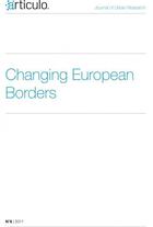 Couverture du livre « REVUE ARTICULO T.6 ; changing european borders » de Revue Articulo aux éditions Articulo