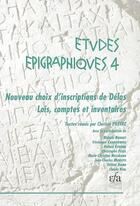 Couverture du livre « Nouveau choix d'inscriptions de Délos ; lois, comptes et inventaires » de  aux éditions Ecole Francaise D'athenes