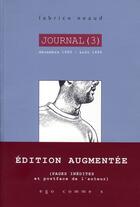 Couverture du livre « Journal t.3 ; décembre 1993 - août 1995 » de Fabrice Neaud aux éditions Ego Comme X