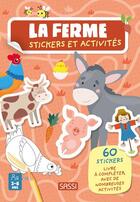 Couverture du livre « La ferme : stickers et activités » de Ester Tome et Giulia Meneguzzo aux éditions Sassi