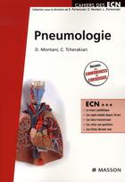 Couverture du livre « Pneumologie » de David Montani et C Tcherakian aux éditions Elsevier-masson