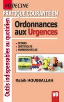 Couverture du livre « Ordonnances aux urgences » de Rahib Houbballah aux éditions Vernazobres Grego