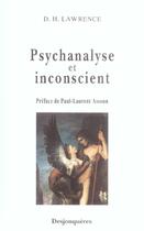 Couverture du livre « Psychanalyse et inconscient » de Lawrence/David Herbe aux éditions Desjonqueres