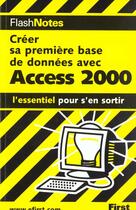 Couverture du livre « Bases De Donnees Efficaces Avec Access 2000 » de Idg aux éditions First Interactive