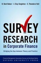 Couverture du livre « Survey Research in Corporate Finance: Bridging the Gap between Theory » de Veit E Theodore aux éditions Oxford University Press Usa