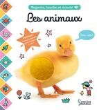 Couverture du livre « Les animaux - regarde, touche et ecoute » de Cogumelo Club aux éditions Larousse