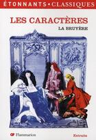 Couverture du livre « Caracteres (les) » de La Bruyere aux éditions Flammarion