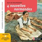 Couverture du livre « 4 nouvelles normandes » de Guy de Maupassant aux éditions Nathan