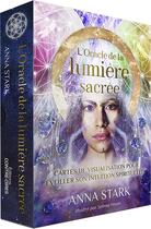 Couverture du livre « L'oracle de la lumière sacrée : cartes de visualisation pour éveiller son intuition spirituelle » de Anna Stark et Selena Moon aux éditions Contre-dires