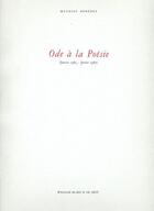 Couverture du livre « Ode à la poésie » de Mathieu Benezet aux éditions William Blake & Co