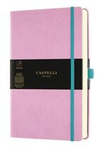 Couverture du livre « Carnet aquarela tres grand format quadrille mauve » de Castelli aux éditions Castelli Milano